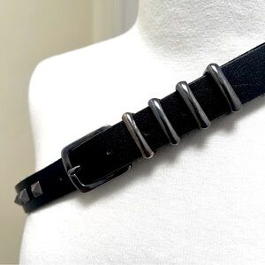 Anine Bing Leather Studded Belt XS/S